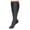 Dark Gray, variant on Men's Plus Size Support High Knee Socks Solid Color Breathable Nylon Blend Compression Socks for Nursing Fitness Running All-Day Standing and Comfort