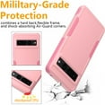 thumbnail image 4 of TASHHAR Google Pixel 7 Pro Case Military Grade Full Body Protection 2 in 1 Double Layer Rugged Drop Resistant TPU Durable Detachable for Pixel 7 Pro Phone - Pink, 4 of 9