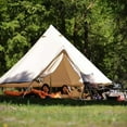 thumbnail image 2 of Outdoor Waterproof Family Camping Cotton Canvas Bell Tent Luxury Glamping Yurt Diameter 4M (13.1FT), 2 of 4