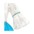 thumbnail image 5 of Girls Dress White And Blue Hi-Lo Party Dancing Pageant 6 Years, 5 of 6