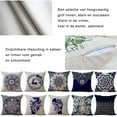 thumbnail image 3 of justharion Chinese Style Cushion Case Cover Retro Lightweight Double Sided Pattern Thicken Washable Cute Hug Pillowcase Bedroom Chair Type 7, 3 of 7