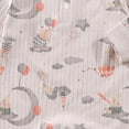 thumbnail image 5 of CAUYDY Baby Bodysuit Long Sleeve Romper Newborn Fall Winter Pajamas Preemie Infant Boys Girls Sleepers Loungewear Sizes 9-12 Months,Light Gray, 5 of 7