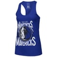 thumbnail image 2 of Women's Stadium Essentials Blue Dallas Mavericks Dedication Tank Top, 2 of 3