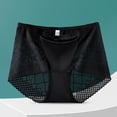 thumbnail image 2 of Bovxnpu Women's Plus Size Panties, Womens Breathable Lace Brief Underwear No Show Panties, Underwear French Thin Perspective Mesh Lace Underwear Cropping Hip Lifting Low Waist Underwear Underwear, 2 of 4