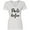 AA-White, variant on Inktastic Paris Bonjour with Hearts Women's V-Neck T-Shirt