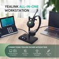 thumbnail image 2 of Auriculares inalámbricos Yealink WH62 Mono DECT de 160 m de alcance Microsoft Teams, 2 of 9
