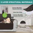 thumbnail image 4 of CHOK 100% Waterproof Sofa Cover Machine Washable Couch Cover Non Slip Furniture Protector Slipcover for Dogs  Children  Pets  Oversized Sofa  Brown, 4 of 8
