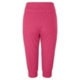 thumbnail image 6 of Prolriy Capris Pants for Women Summer New Casual Cropped Elastic Pants for Women Fashion Casual Fashion Shorts Trousers Solid Ppants Womens Pants Hot Pink XL, 6 of 8