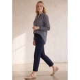 thumbnail image 3 of Ellos Plus Size Button Placket Popover Tunic, 3 of 6