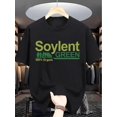thumbnail image 2 of Soylent Green Print Men's Creative Top, Casual Short Sleeve Crew Neck T-shirt, Men's Clothing for Summer Outdoor, 2 of 7