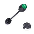 thumbnail image 3 of Protector contra choques de rueda de horquilla deslizante de eje delantero de motocicleta apto para KAWASAKI Z900 2017-2021Verde, 3 of 5