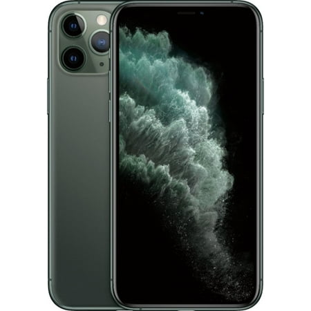 Apple iPhone 11 Pro 256GB Fully Unlocked (Verizon + Sprint + GSM Unlocked) - Midnight Green (Used- B Grade) + LiquidNano Screen Protector