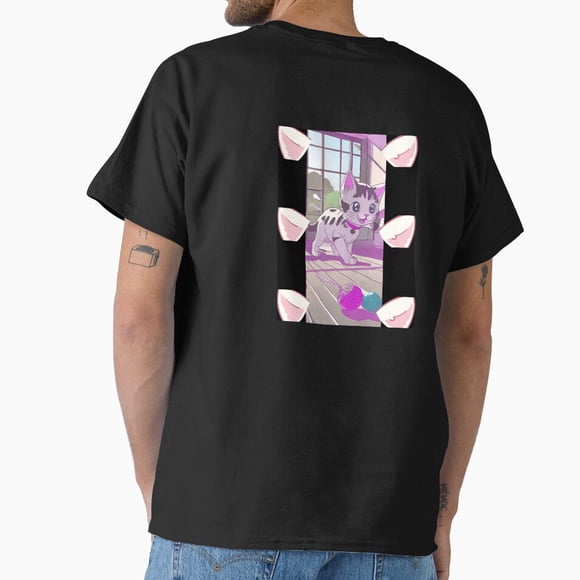 T-Shirt Unisexe Cute Anime Cat Classic Gear Kawaii Japanese Manga Feline Gear K02516, jusqu'à la Taille 5TG