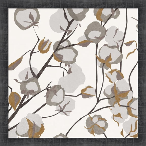 Great Art Now Cotton Balls I by Melissa Wang, Framed Wall Art, 17.5W x 17.5H
