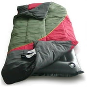 Twin-Size Sleeping Bag and Air Mattress Combo