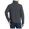 thumbnail image 2 of Yellow Rooster Men's Value Fleece 1/4-Zip Male Pullover Iron Grey XL, 2 of 6