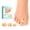 Beige, variant on Welnove Hammer Toe Corrector - 6 Pack Gel Toe Straighteners for Bent, Curled & Crooked Toes, Day & Night Comfort, Medium, Clear