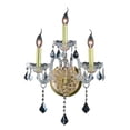 thumbnail image 1 of Elegant Lighting Verona 14" 3 Light Royal Crystal Wall Sconce, 1 of 1