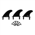 thumbnail image 4 of 6 Piezas Juegos de Aletas de Tabla de Surf Superior Blanda para Tabla de Paddle Surf Accesorios de de Surf, 4 of 8