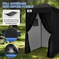 thumbnail image 6 of EAGLE PEAK Flex Ultra Compact 4x4 Changing Room, Oxford Pop-up Canopy, Portable Privacy Sun Shelter, Black, 6 of 9