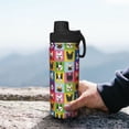 thumbnail image 7 of Fotbe Colorful Bulldog Pattern 18 Oz Sports Insulated Kettle Vacuum Cup Stainless Steel Travel Mug Cup Thermal Flask,Insulated Kettle for Cycling Gym Basketball Outdoor, 7 of 7