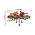 thumbnail image 3 of Barrettes Épingle à Cheveux Rétro en Cristal Papillon Fourche à Cheveux pour Outils de Beauté, Barrettes pour Femmes, 3 of 9