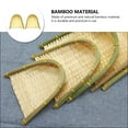 thumbnail image 5 of LOLIPPYY 2Pcs Khaki Storage Baskets Decorative Bamboo Woven Handicrafts, 5 of 7