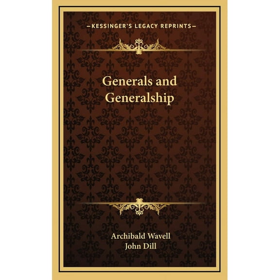 Generals and Generalship (Hardcover)