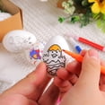 thumbnail image 5 of 12 Piezas de Huevos de Pascua DIY Pintados A Mano 2024 Huevos de Regalo Hecho A Mano para Niños Kit de Pintura de Huevos de Pascua-C, 5 of 5