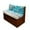 Beach Shell Sea Turtle, variant on Uorisanigo RV Dinette Cushions Beach Shell Sea Turtle Camper Seat Cushion Slipcovers Washable Sofas Loveseat Sofa Chair Cover and Cushion Covers for Couches, Camper Accessories