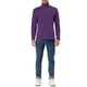 thumbnail image 2 of SUÉTER CHIC para Hombres, Pullover de Cuello Alto, Manga Larga, Ajustado y Elástico, Talla 34, Púrpura Oscuro, 2 of 7