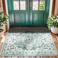 thumbnail image 1 of Sonoro Kate Alfombras 2x3 para Salón Recámara, Alfombra Interior Boho Antideslizante Lavable a Máquina, Verde, 1 of 7