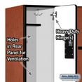 thumbnail image 3 of Salsbury Industries  Double Tier ft. ft. S ft. ft. Style Designer Locker - Cherry, 3 of 3