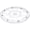Transparent color_8 inches, variant on lanema 360 Degree Rotating Platter Lazy Susans for Kitchen and Pantries Organization