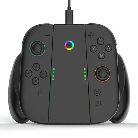 Switch 2 Joy Con Charging Controller - Charge and Play, Fast USB-C, LED Indicator, Ergonomic Comfort Controller for Switch 2