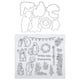 thumbnail image 1 of Fabricación de sellos transparentes, molde para hacer sellos TPR, suministros para manualidades de papel para álbum de recortes en relieve, 1 of 5