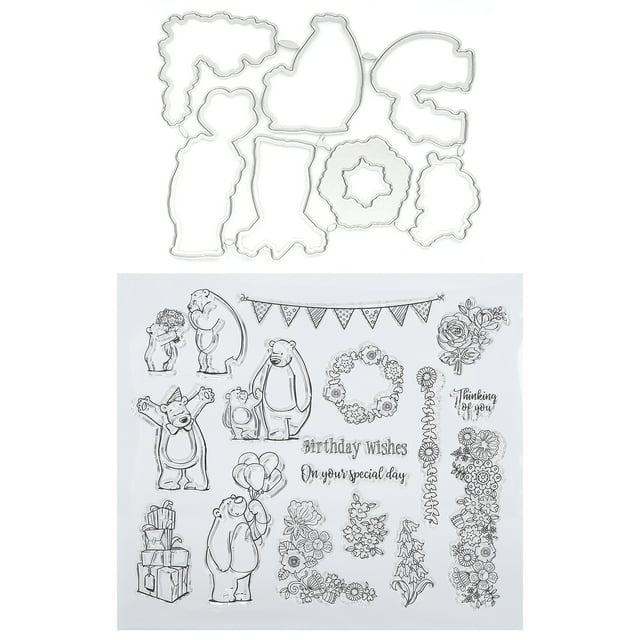 Transparent Seal Making TPR Stamp Making Mold Embossed Scrapbook Paper Craft Supplies