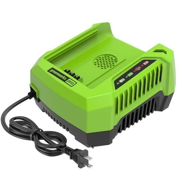Restored Greenworks 80V 4.0A Rapid Battery Charger (Refurbished)