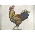 thumbnail image 4 of SKYSONIC Area Rug Pad Vintage Rooster Nursery Rugs Floor Mat for Kids Playing Room Living Room Bedroom, 80 x 58 inch, 4 of 6