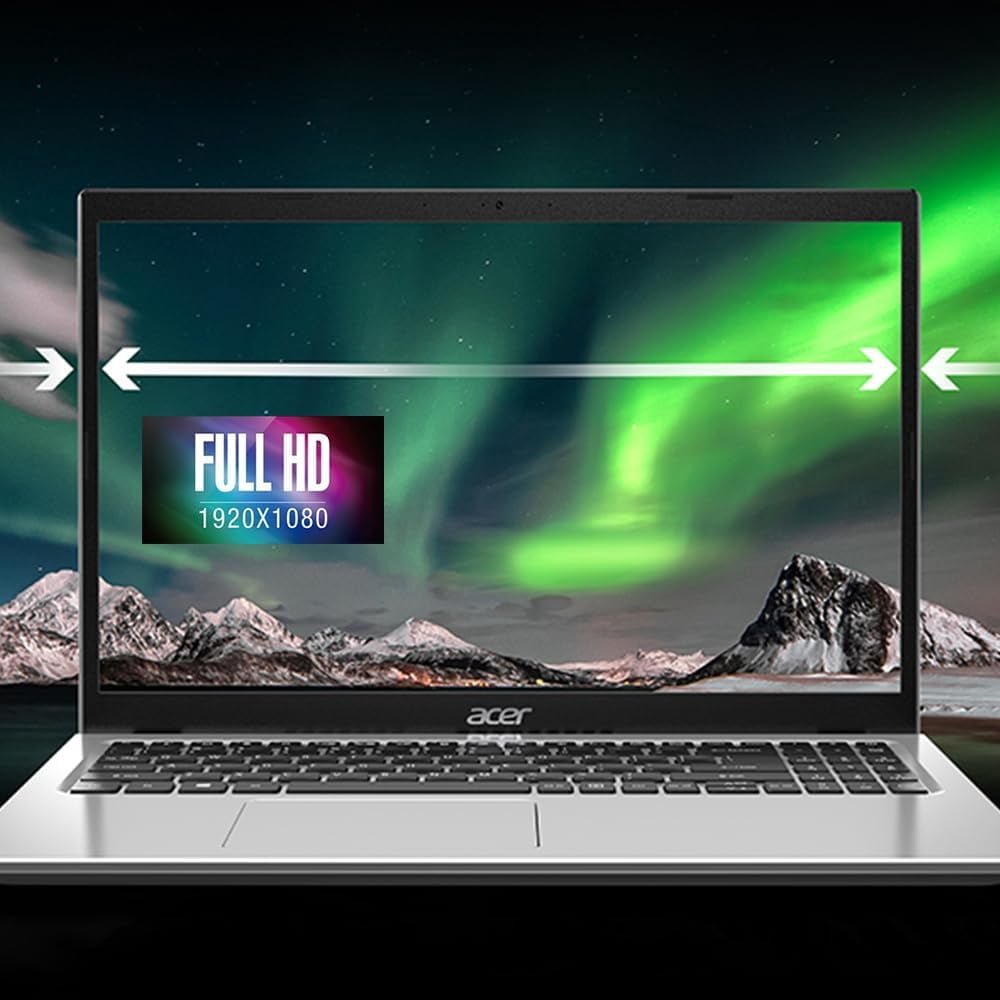 Acer Aspire 3 15.6 FHD Display | Intel Core i7-1165G7 2.8 GHz | Intel Iris Xe Graphics|WiFi |Bluebooth | Silver | 8GB RAM | 512GB SSD | Windows 11 Home | Bundle with USB 3.0 Hub