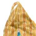 thumbnail image 5 of Leaf Lounger Chair Bag, Autumnal Warm Tones Fall Foliage Depiction Wheat Leaves, High Capacity Storage with Handle Container, Lounger Size, Pale Yellow Pale Orange, by Ambesonne, 5 of 5