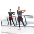 thumbnail image 3 of WEUVEB Workout Waist Pouch for Women, Running Sports Belt with Adjustable Strap, Red, 3 of 8