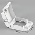 thumbnail image 3 of Lockable Waterproof Socket Box With Key For Electrical Outlet Protection Suitable For Homes Schools And Hospitals, 3 of 8