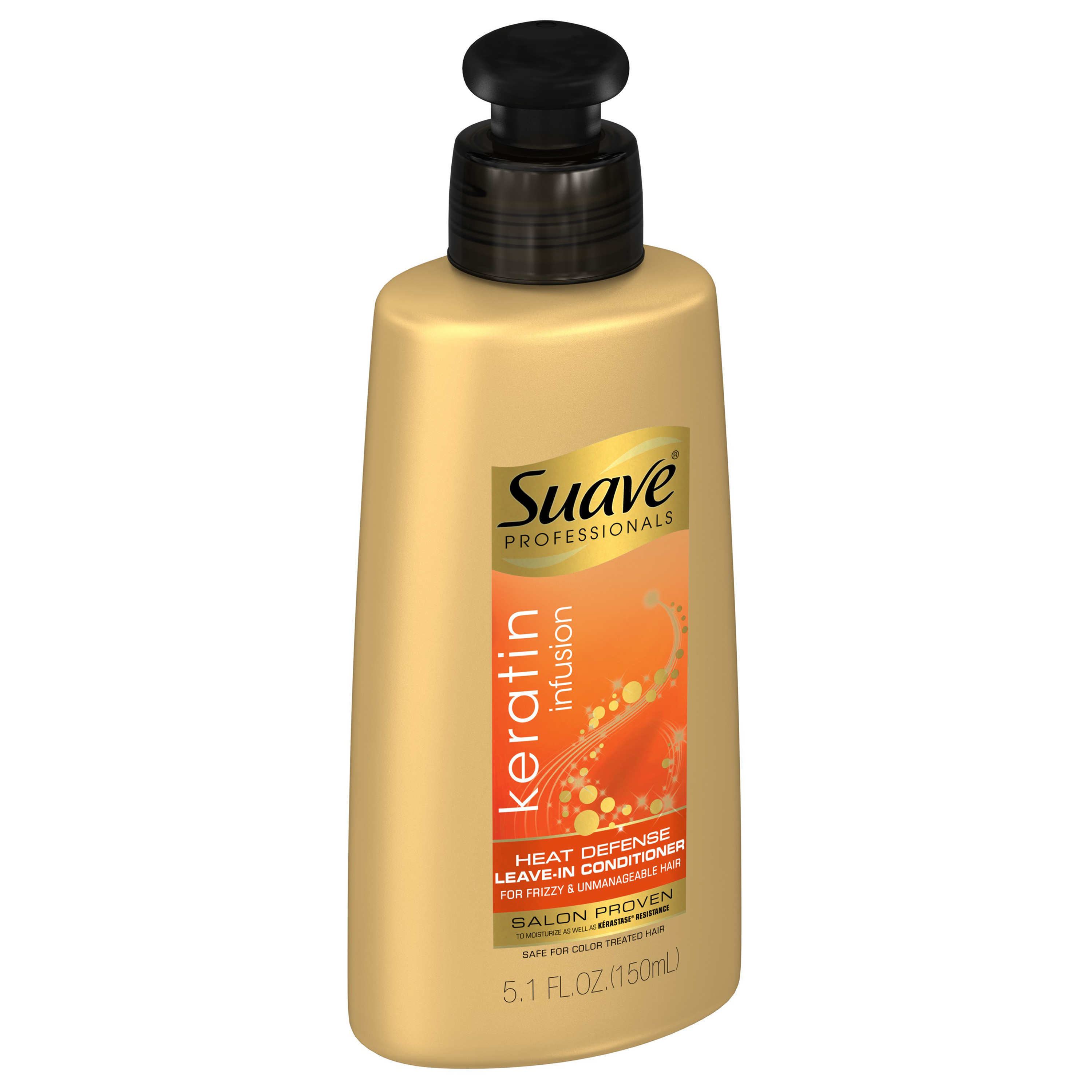 Suave Keratin Infusion Heat Defense Leave-in Conditioner 5.1 fl oz - image 5 of 5