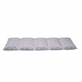 thumbnail image 2 of Starfish Floor Pillow Lounger Cover, Nautical Pattern with Navy Marine Rope Red Starfish Shells Scallops Seahorses, Nap Mat Printed Fabric Case for 5 Pillows, 88" x 27", Multicolor, by Ambesonne, 2 of 5