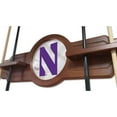 thumbnail image 3 of Northwestern Wildcats Eight Stick Pool Cue Rack - Black, 3 of 3