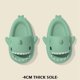thumbnail image 1 of Zapatillas de tiburón de verano para hombre y mujer, zapatos de Casa informales con degradado, antideslizantes de Eva, Chanclas de playa, novedad, 1 of 4