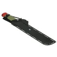 Swiss Tech Hacken 18inch Sawtooth Machete, TitaniumCoated Stainless