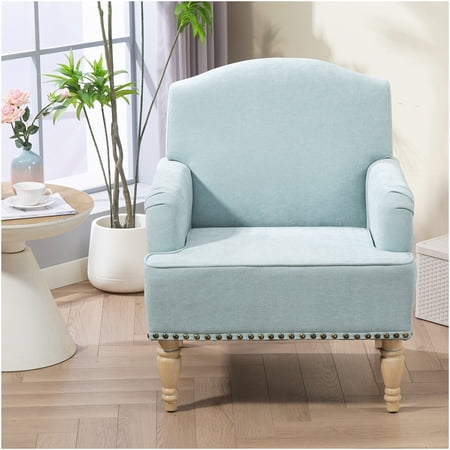 mid-century modern accent chair in product