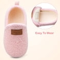 thumbnail image 2 of Pantuflas para Niñas Pequeñas Lefflow Rosas Invierno de Felpa Suave Talla 4.5-5, 2 of 7